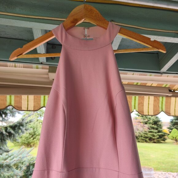 BHLDN Seraphine Crepe Maxi Low Back Bridesmaid Elegant Dress sz 0 Lilac Smoke - Picture 6 of 14